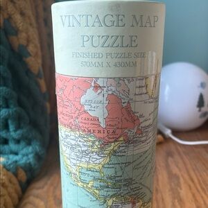 BNIB - Robert Frederick Vintage Style World Map Puzzle - 1000 Pieces - from UK.